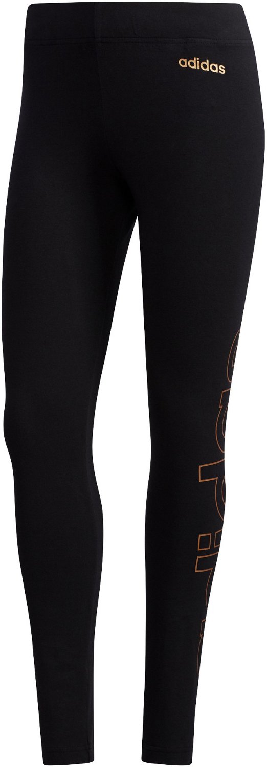 adidas Women's Essentials Metallic Branded Tights