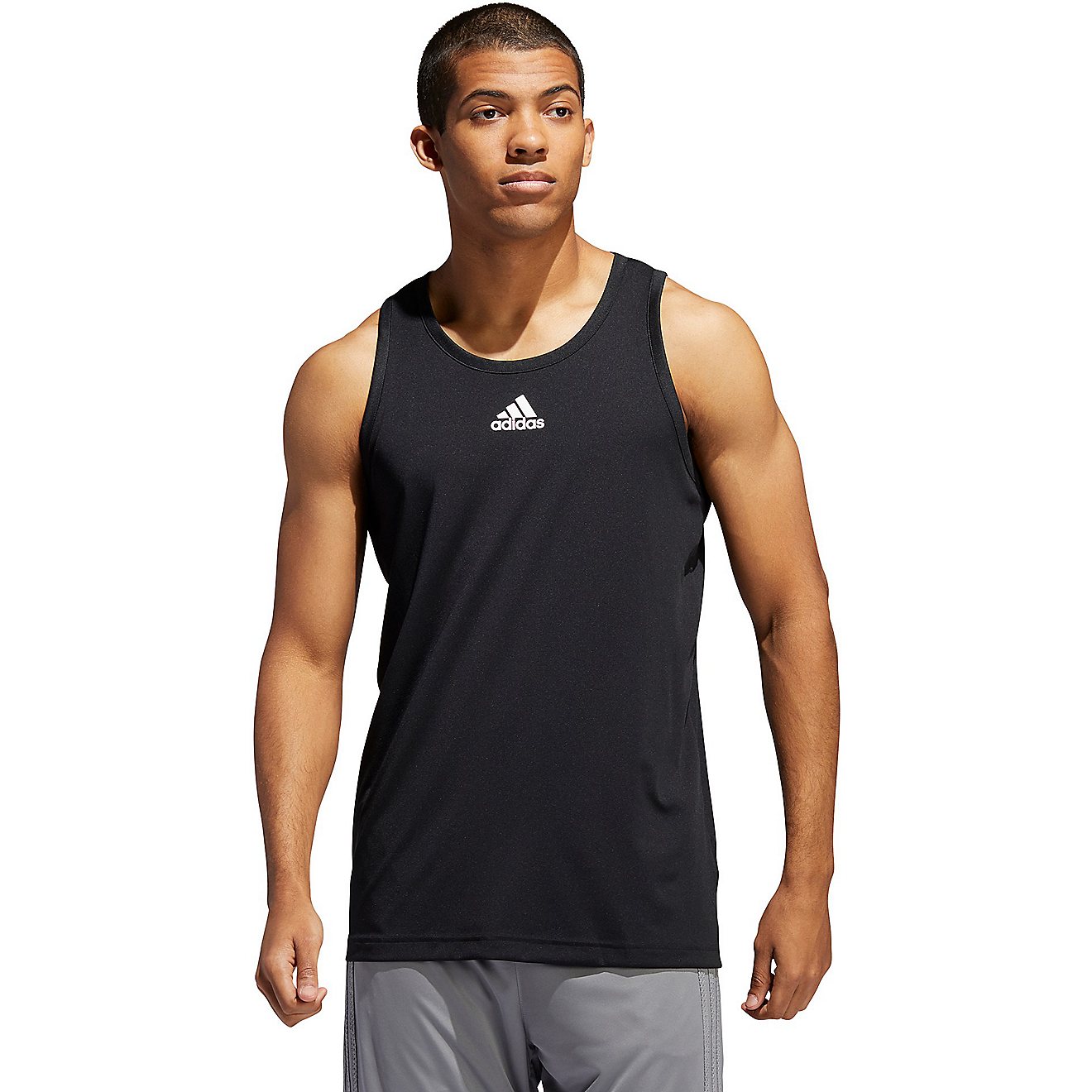 adidas Men's Heathered Tank Top                                                                                                  - view number 1