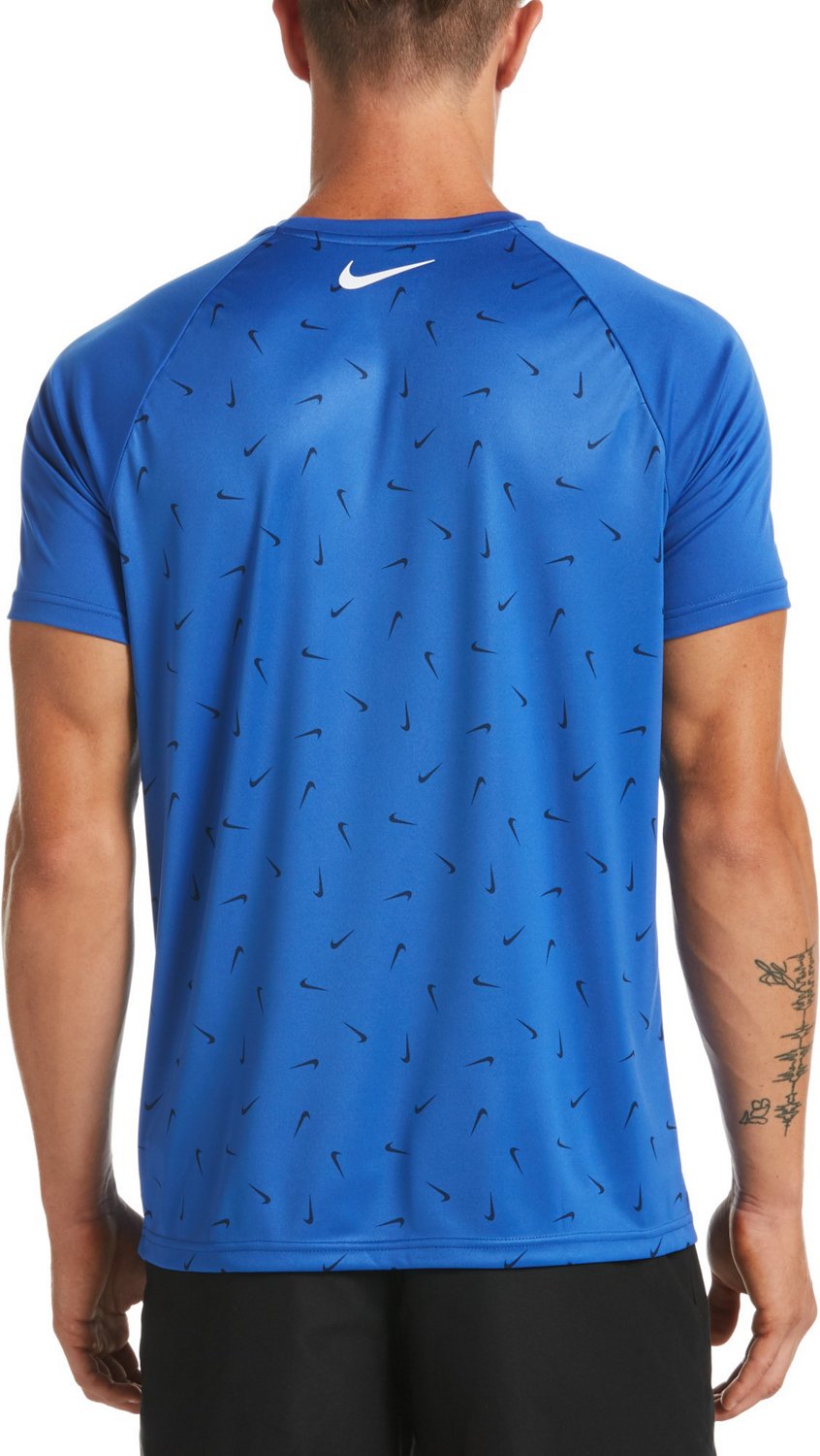 Nike Men's Logofetti Short Sleeve Hydroguard Rash Guard - view number 2