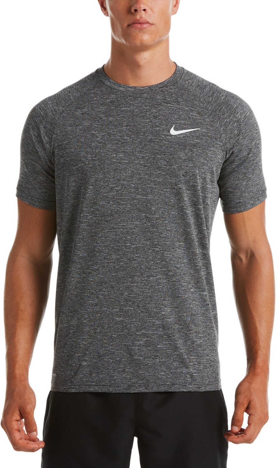 Nike Men's Heather Short Sleeve Hydroguard Swim Shirt | Academy