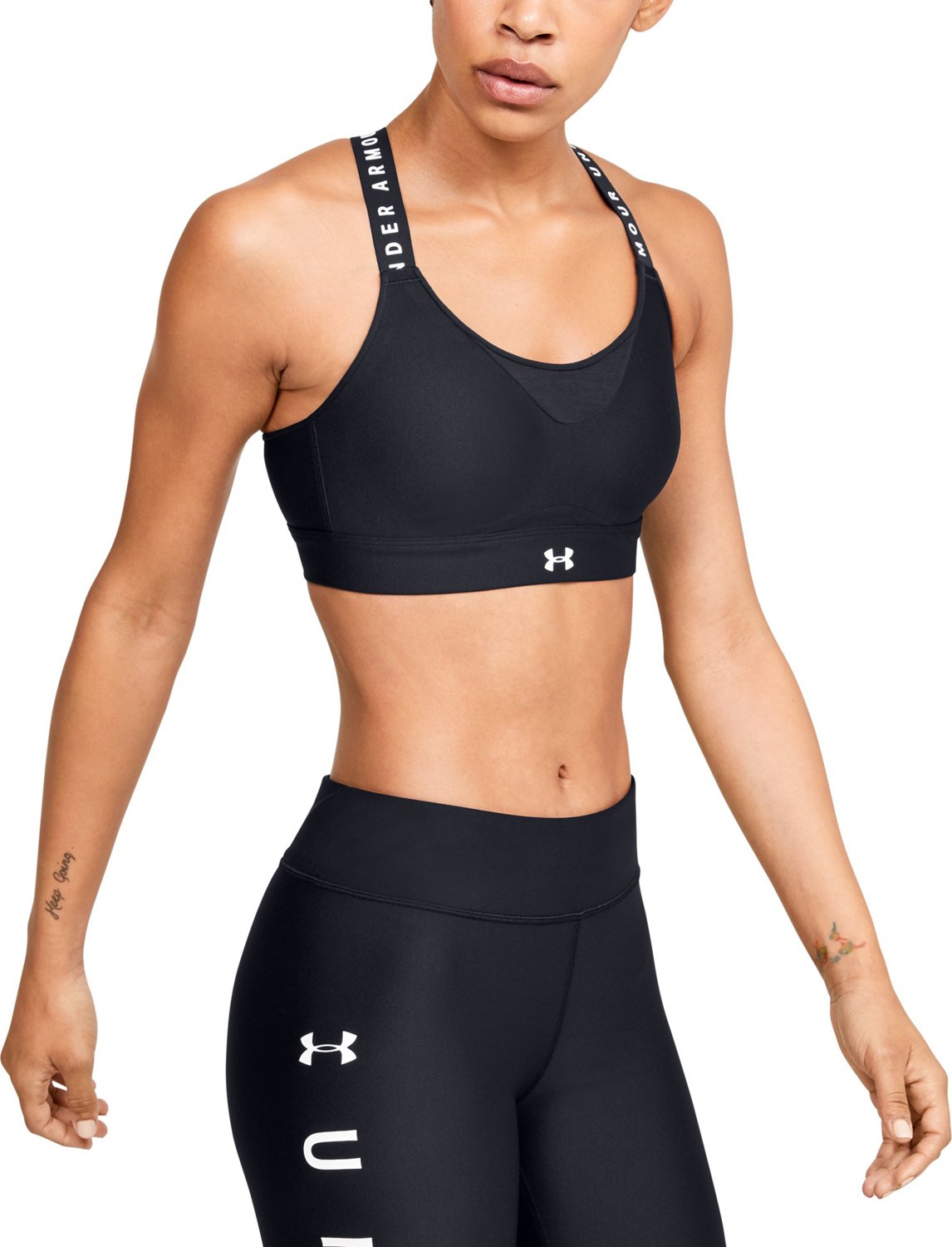 Under Armour HeatGear Armour High Womens Sports Bra - Red – Start