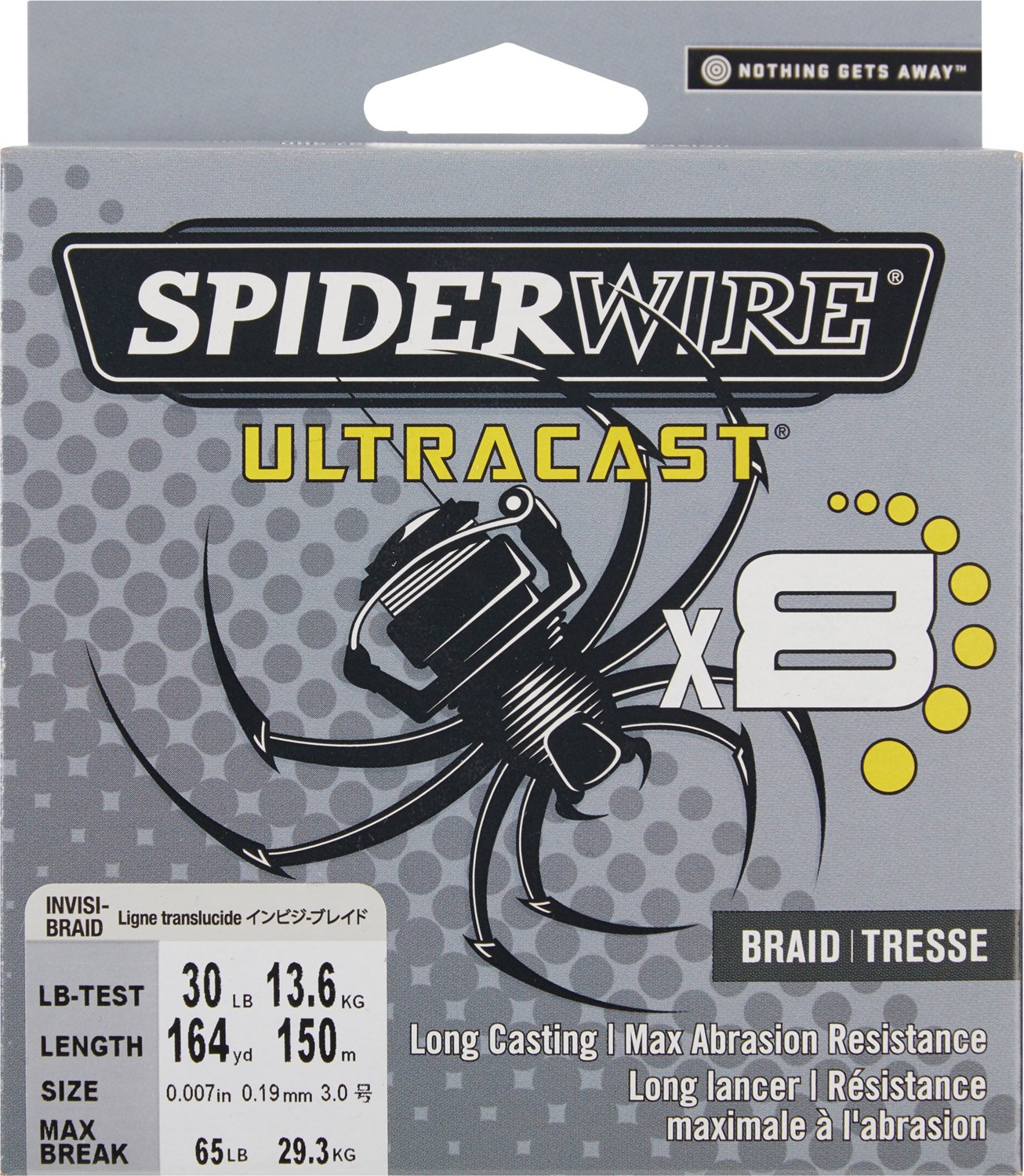 Spiderwire Ultracast 300M/329Yd Nylon Fishing Line Monofilament