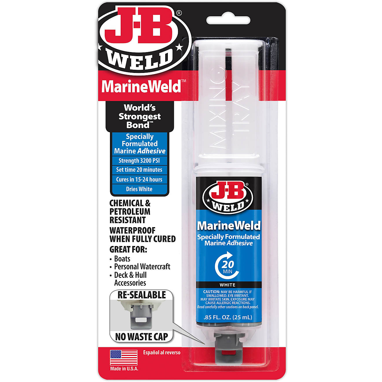 J-B WELD MarineWeld Syringe 0.8 oz                                                                                               - view number 1