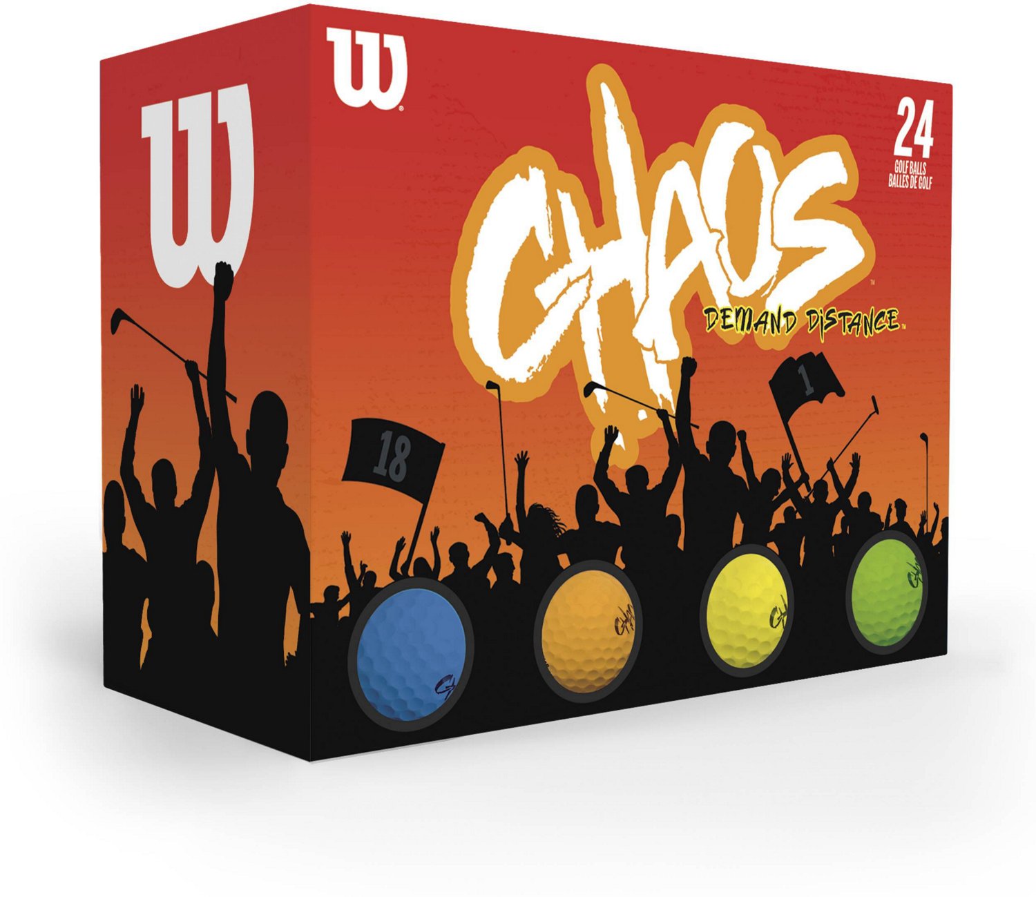 Wilson Chaos Golf Balls 24-Pack                                                                                                  - view number 1 selected