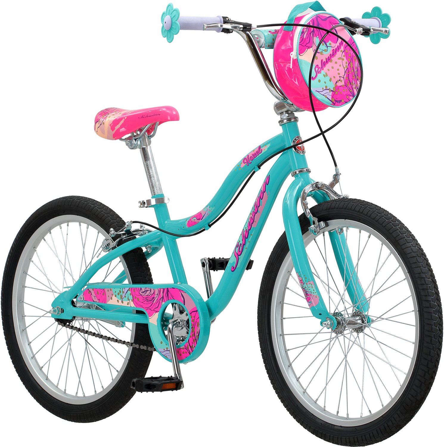 Schwinn Hazel Kids Bike, Single Speed, 20-Inch Wheels, Teal