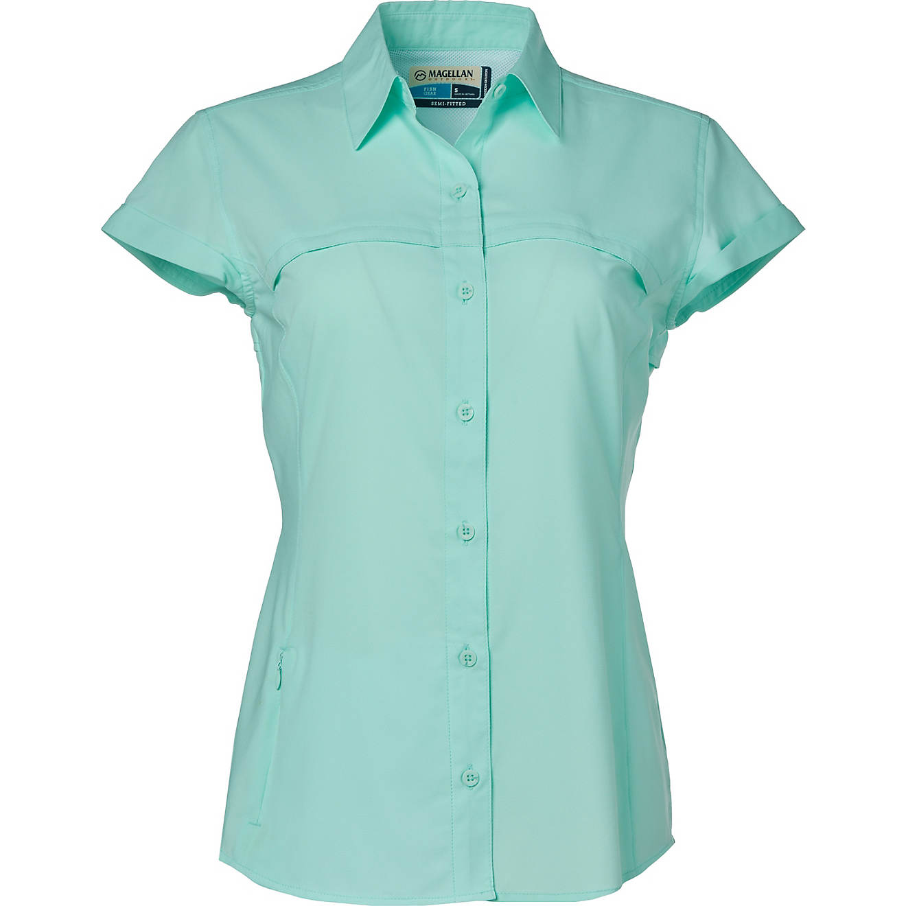 Magellan Outdoors Women's Overcast Fishing Button-Down Shirt                                                                     - view number 1