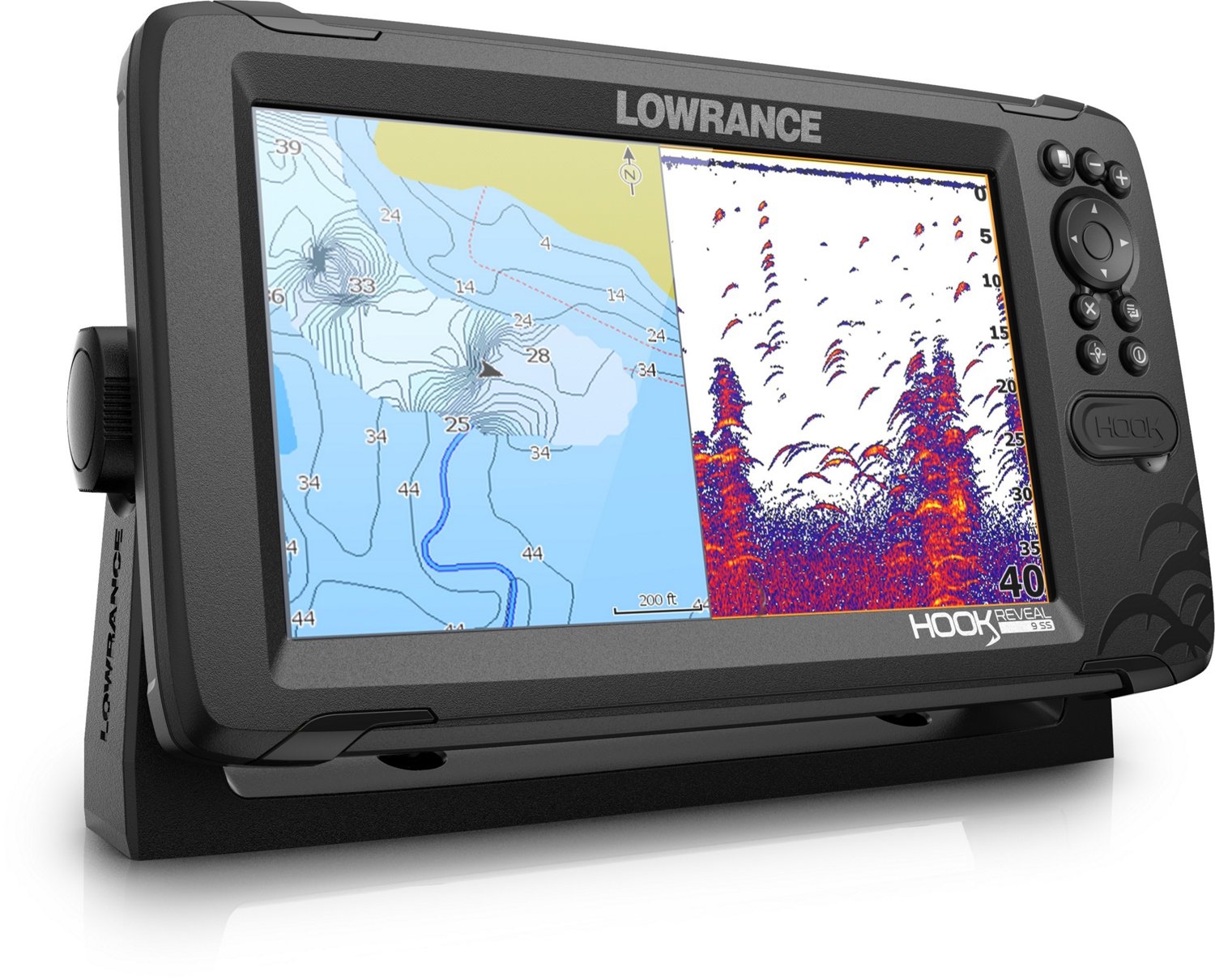 Lowrance HOOK Reveal 9 TripleShot Fish Finder                                                                                    - view number 5