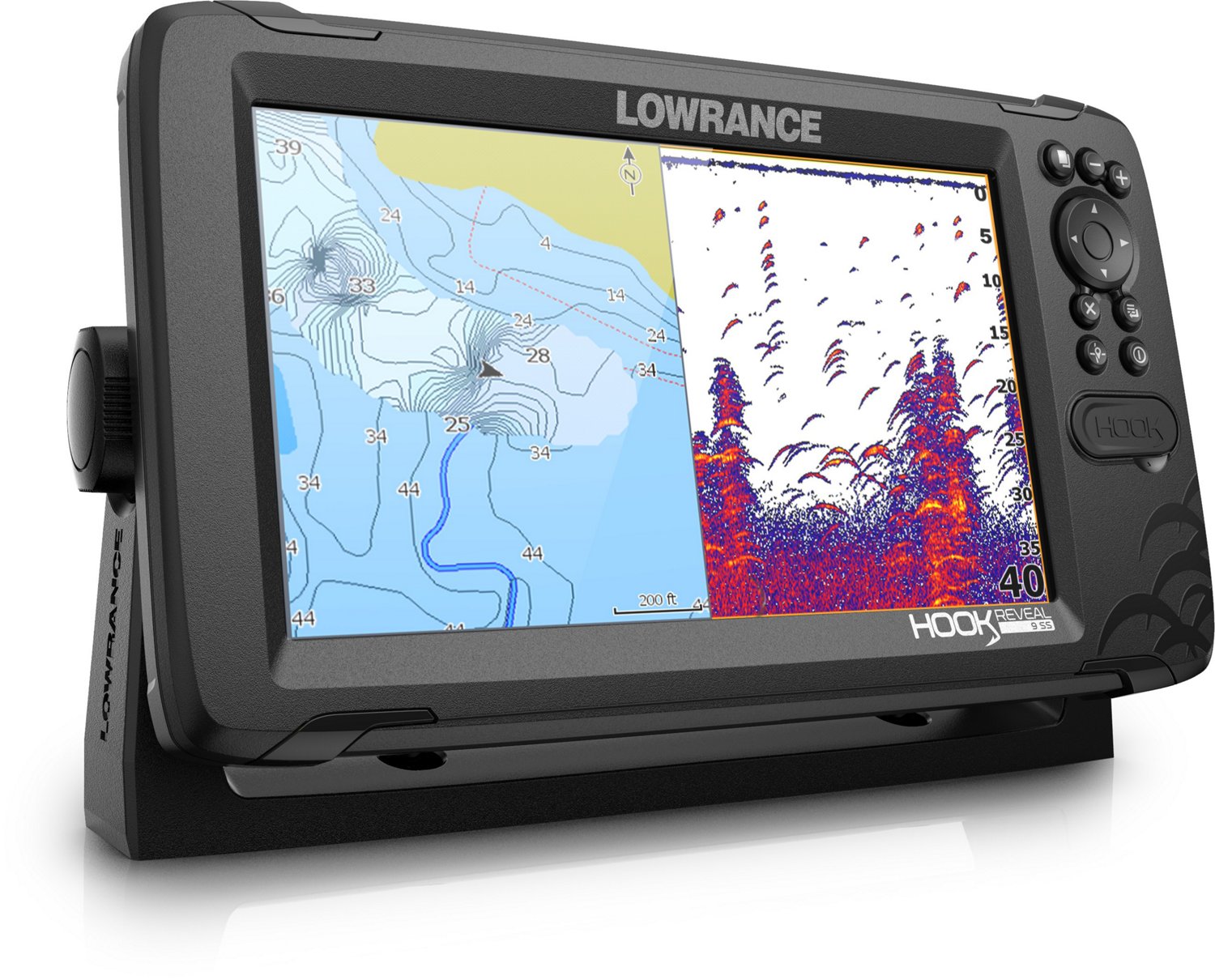 Ecoscandaglio con trasduttore HOOK Reveal 9 LOWRANCE