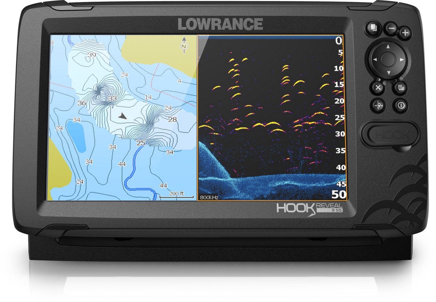 Lowrance HOOK Reveal 9 TripleShot Fishfinder                                                                                     - view number 2