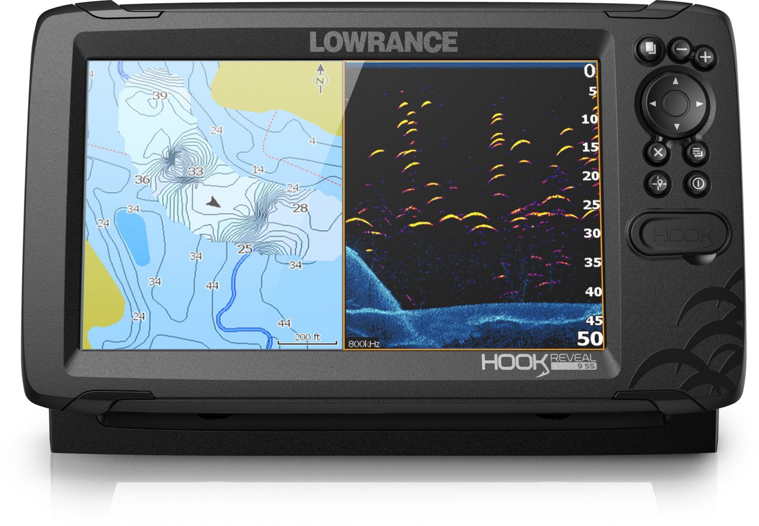 Lowrance HOOK Reveal 9 Display Fishfinder with Tripleshot ROW