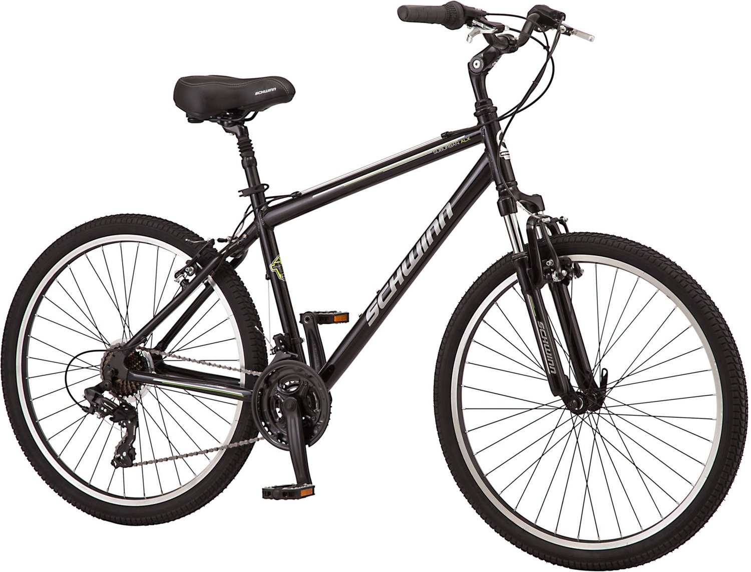 Schwinn Men s Suburban ALX 26 in 21 Speed Hybrid Bike Academy