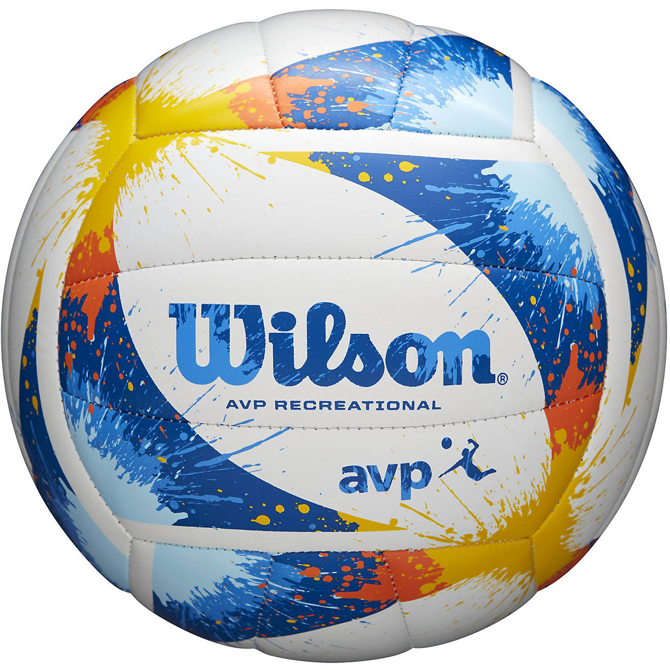 Wilson AVP Splatter Paint Volleyball                                                                                             - view number 1