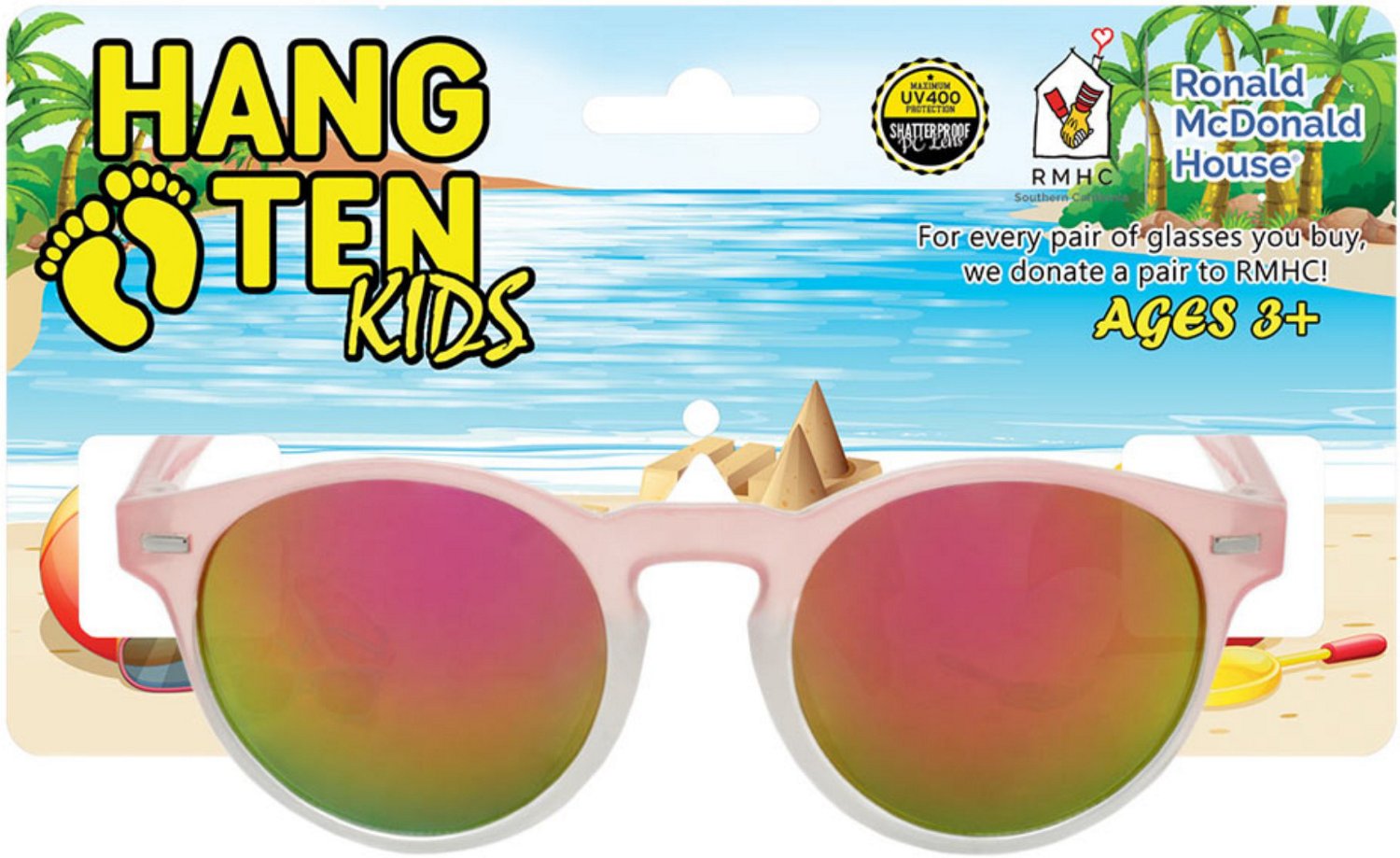 Hang Ten Kids' Round 2-Tone Sunglasses                                                                                           - view number 5
