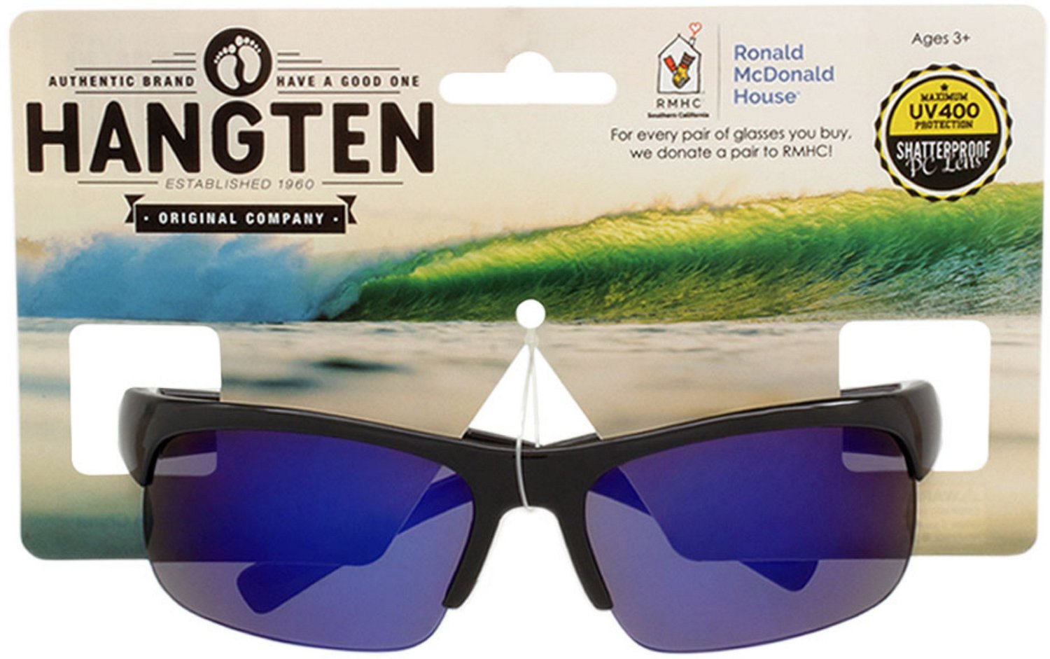 Hang Ten Kids' Sport Semirimless Sunglasses - view number 5