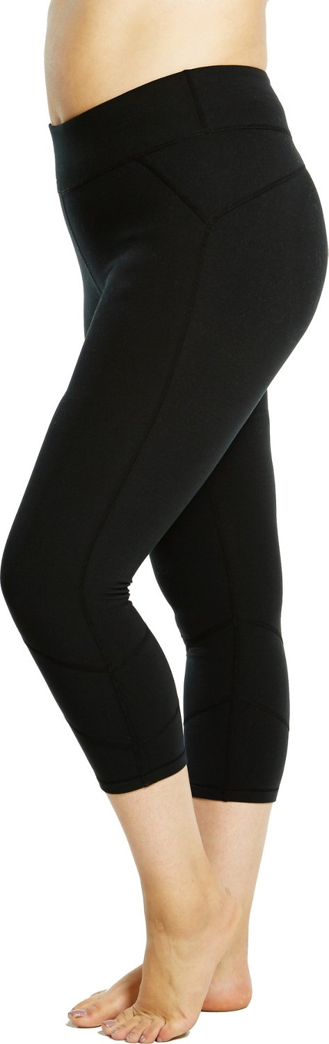 Soffe Juniors' Plus Size Curves Killer Extended Capri Leggings | Academy