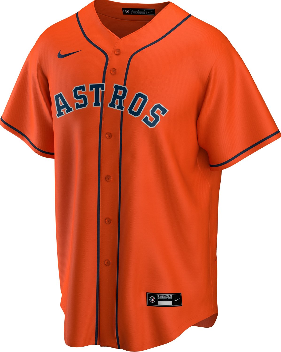 Alex Bregman Houston Astros SGA Replica Home Orange Jersey XL HEB