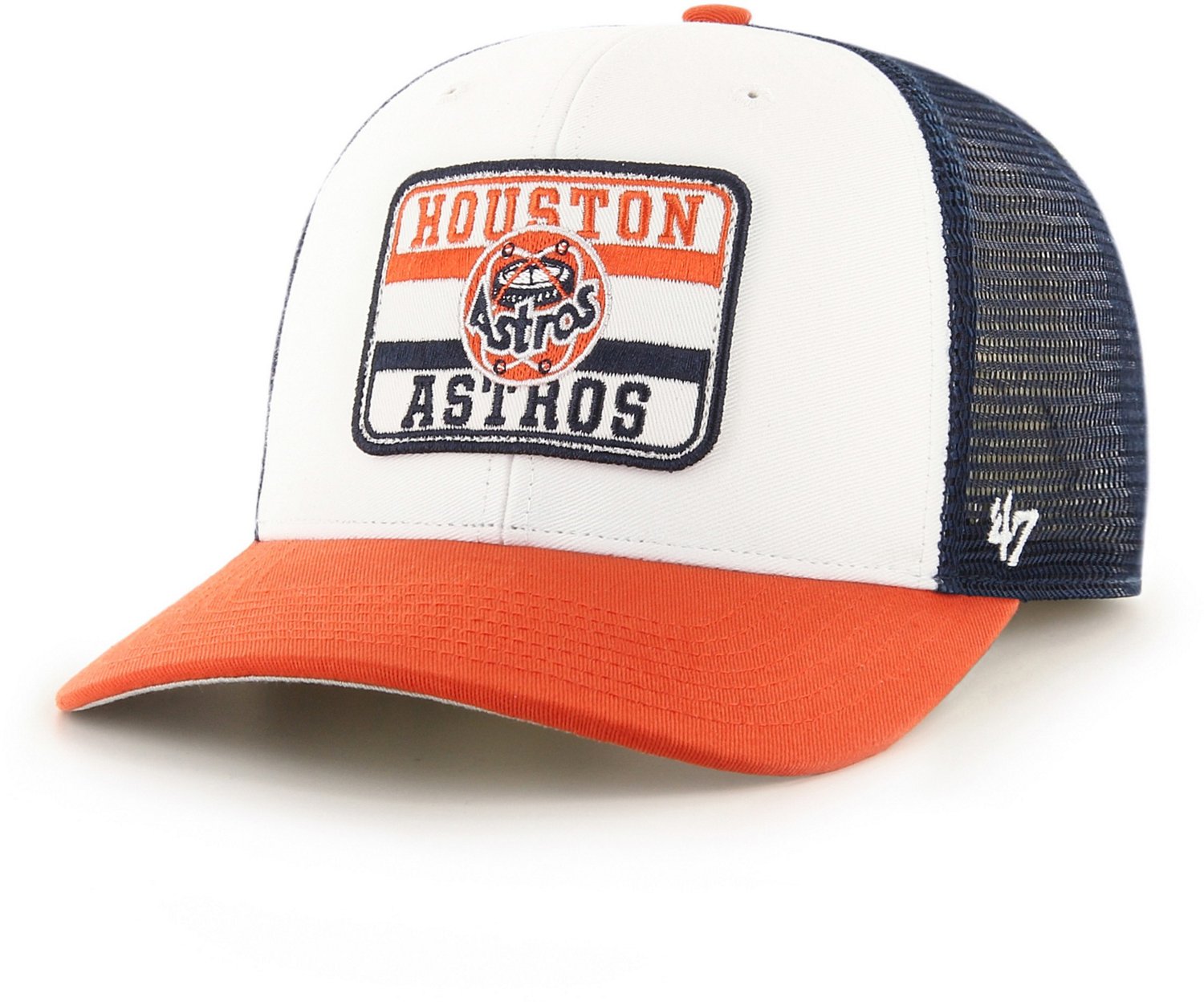 Houston Astros 47 Brand Star Structured Mesh 47 Trucker Hat - Navy