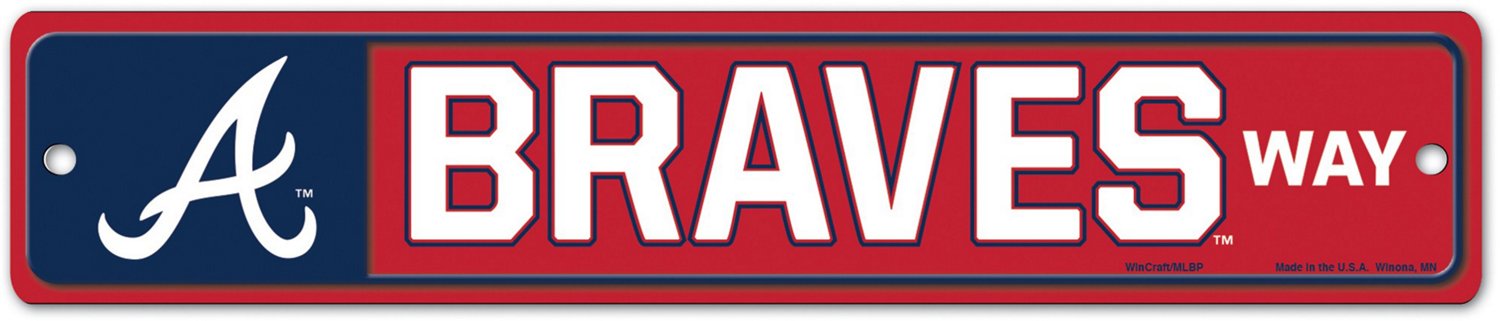 WinCraft Atlanta Braves Street Sign | Academy