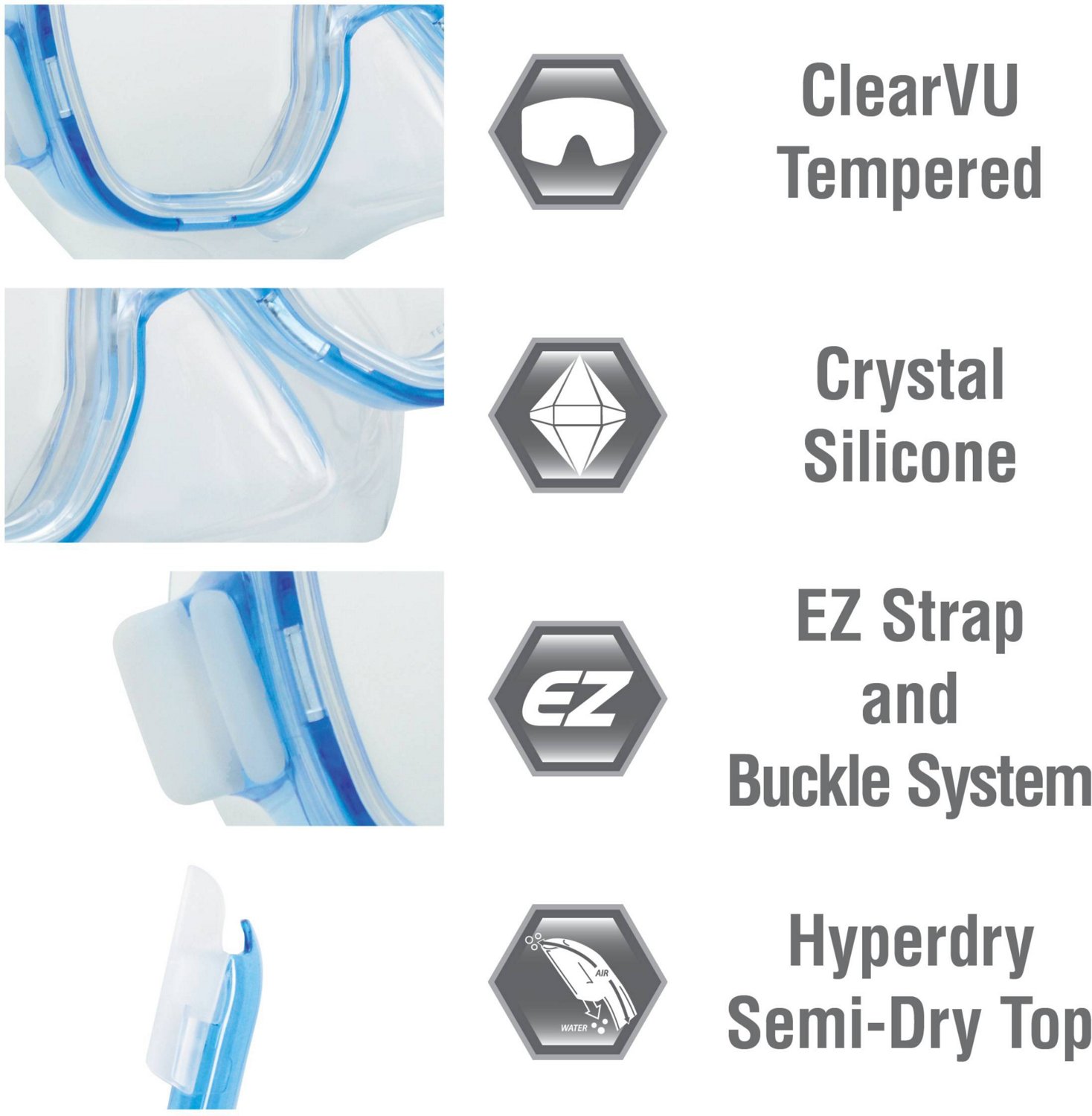 TUSA Kids' Mini-Kleio Hyperdry Travel Set                                                                                        - view number 3