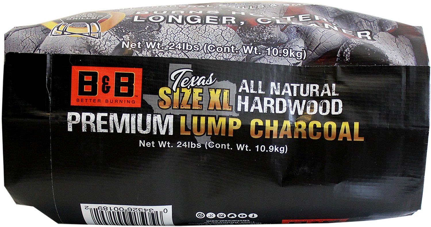 B&B All Natural Premium 24 lb XL Lump Charcoal                                                                                   - view number 5