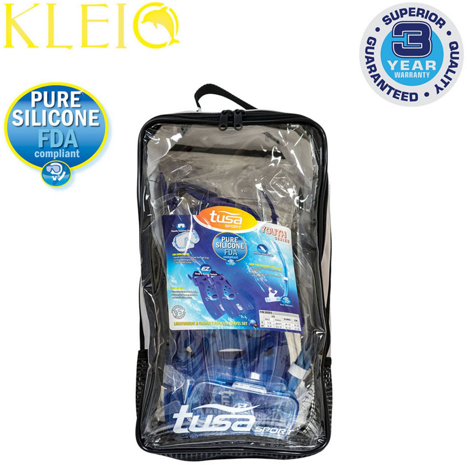 TUSA Kids' Mini-Kleio Hyperdry Travel Set                                                                                        - view number 5