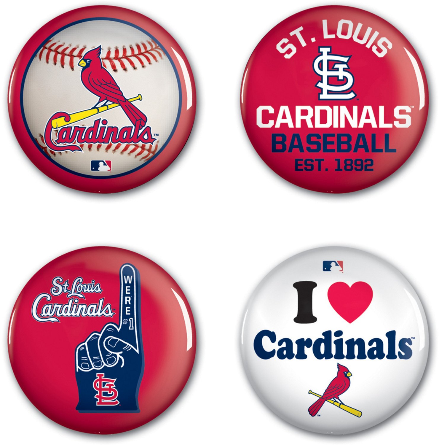 St. Louis Cardinals Established 1892 Pin