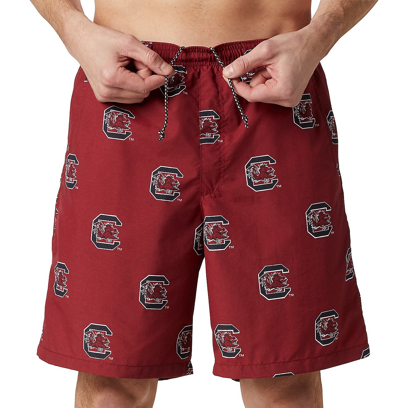Columbia Sportswear Men's University of South Carolina Backcast II Printed Shorts                                                - view number 3