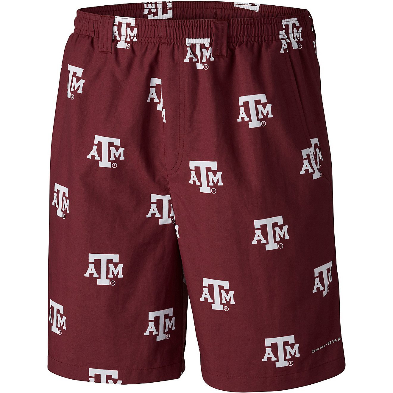 Columbia Sportswear Men's Texas A&M University Backcast II Printed Shorts                                                        - view number 5