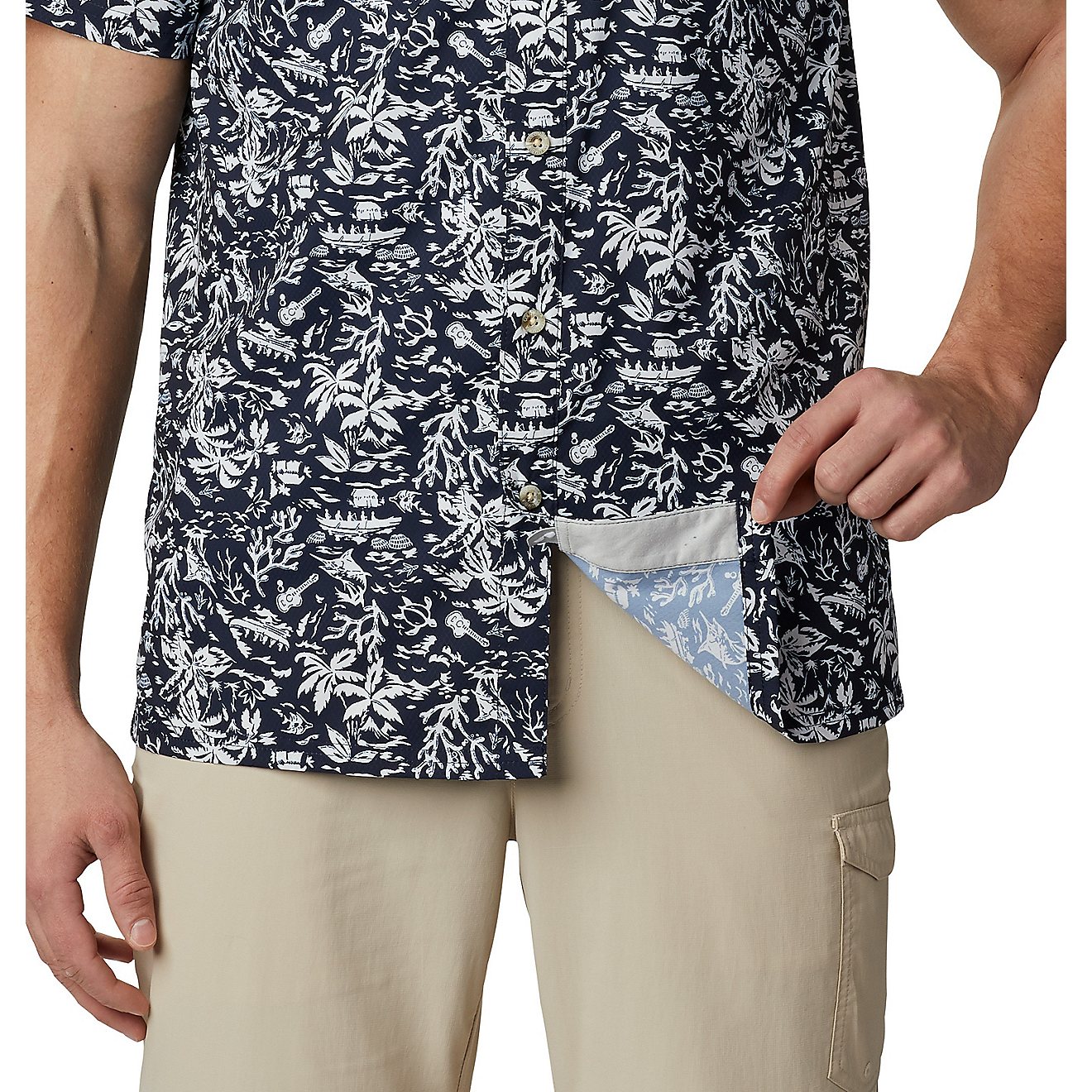 Columbia Sportswear Men's Auburn University Super Slack Tide Shirt                                                               - view number 5