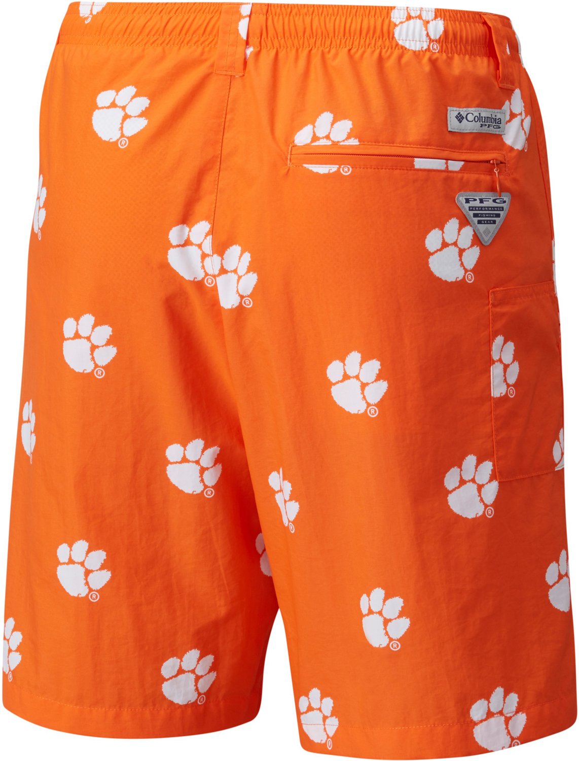 Columbia Sportswear Men's Clemson University Backcast II Printed Shorts - view number 6