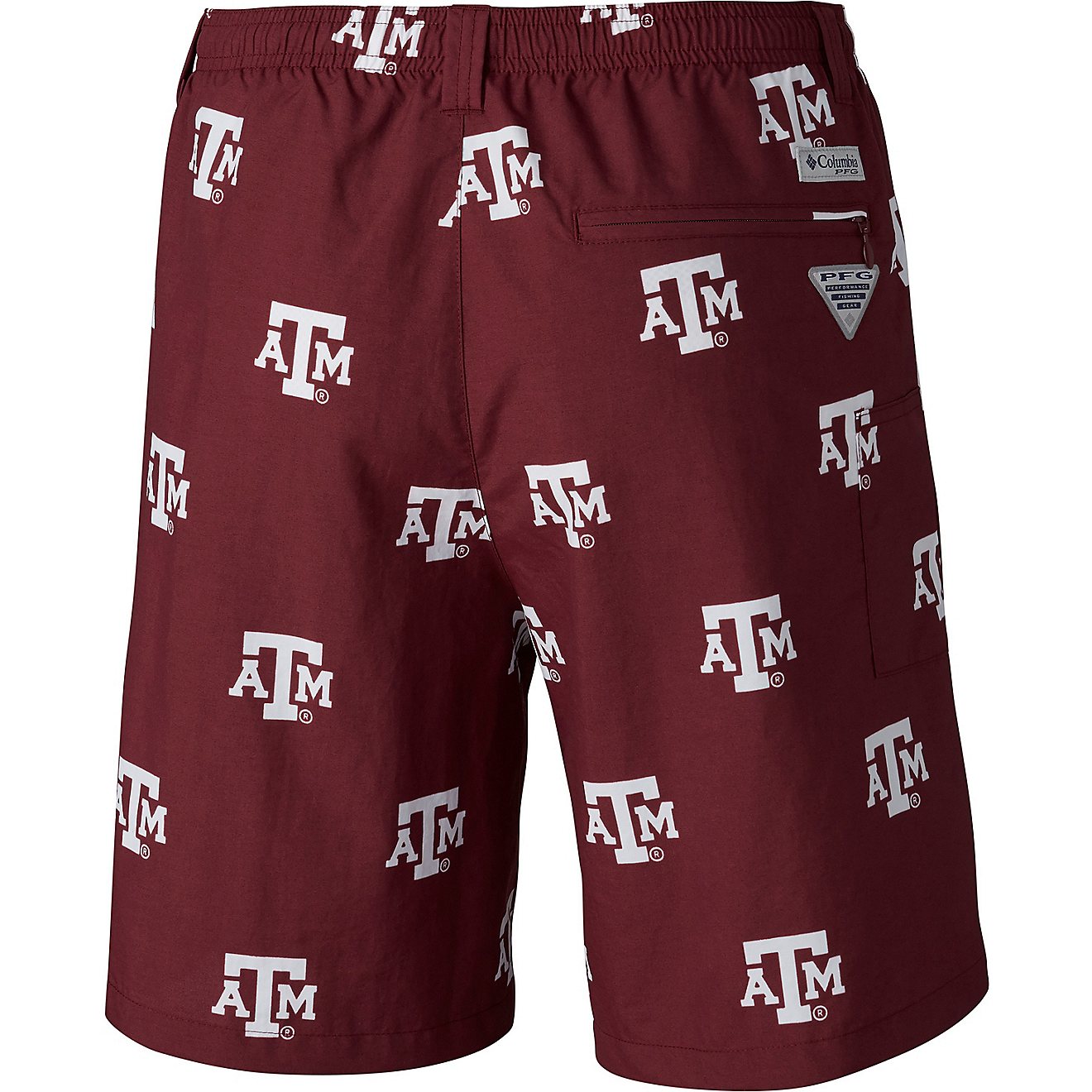 Columbia Sportswear Men's Texas A&M University Backcast II Printed Shorts                                                        - view number 6