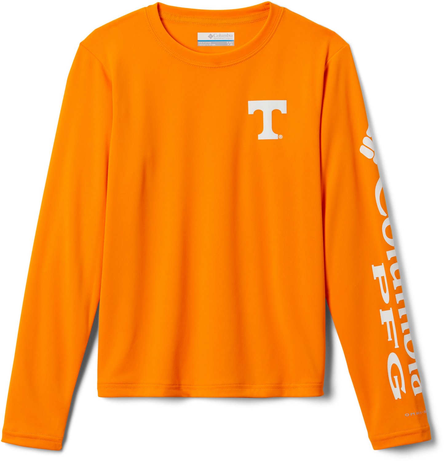 Columbia Sportswear Youth University of Tennessee CLG Terminal Tackle Long  Sleeve T-shirt