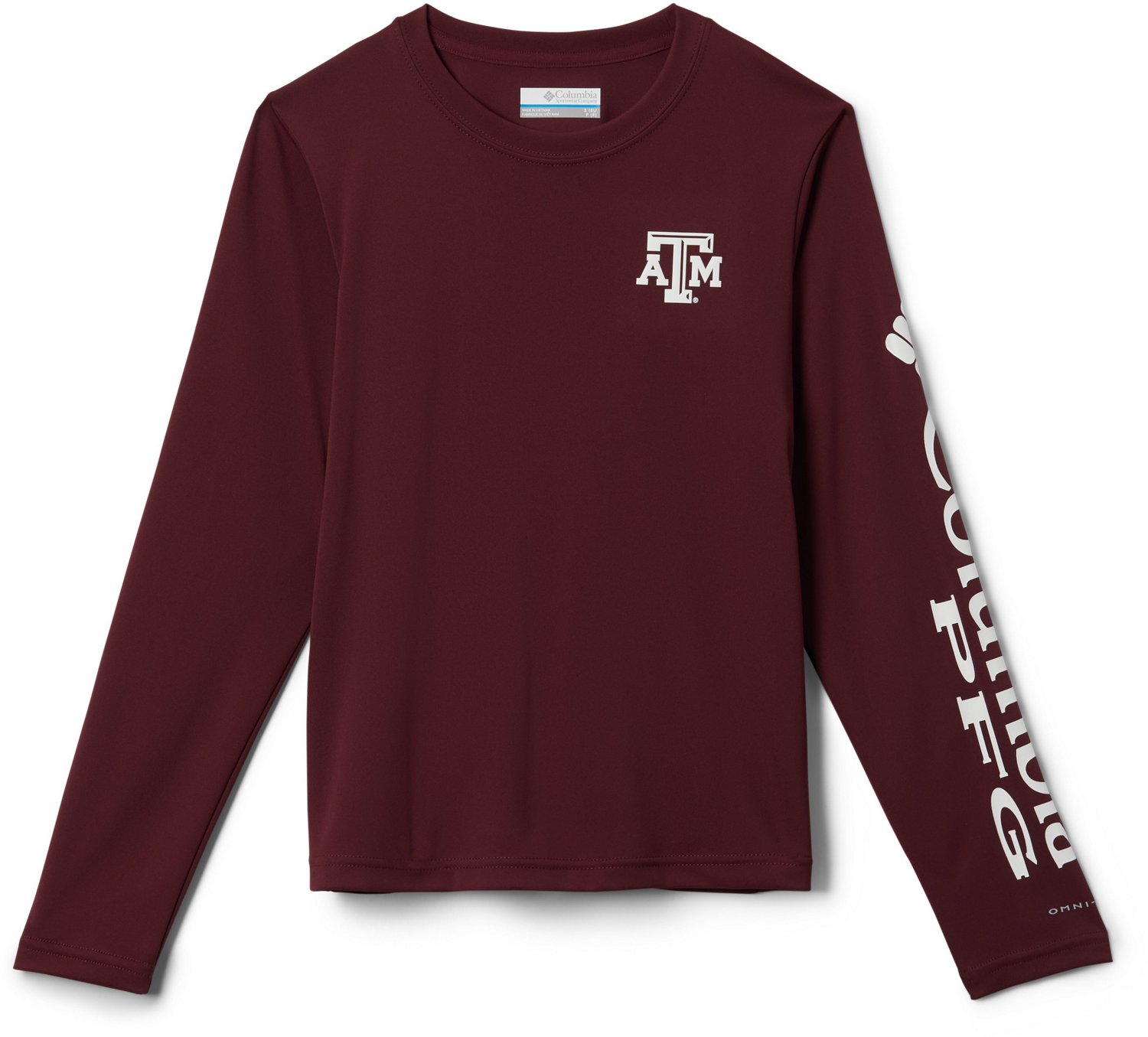 Columbia Sportswear Youth Texas A&M University CLG Terminal Tackle Long ...