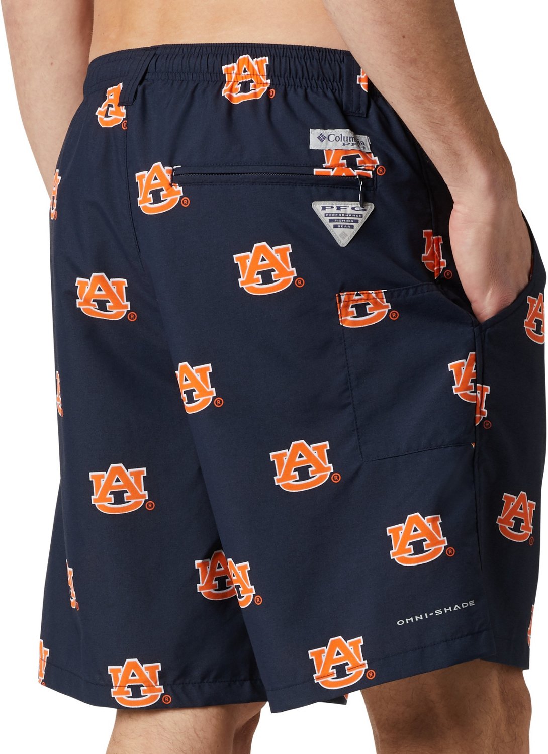 Columbia Sportswear Men's Auburn University Backcast II Printed Shorts - view number 4