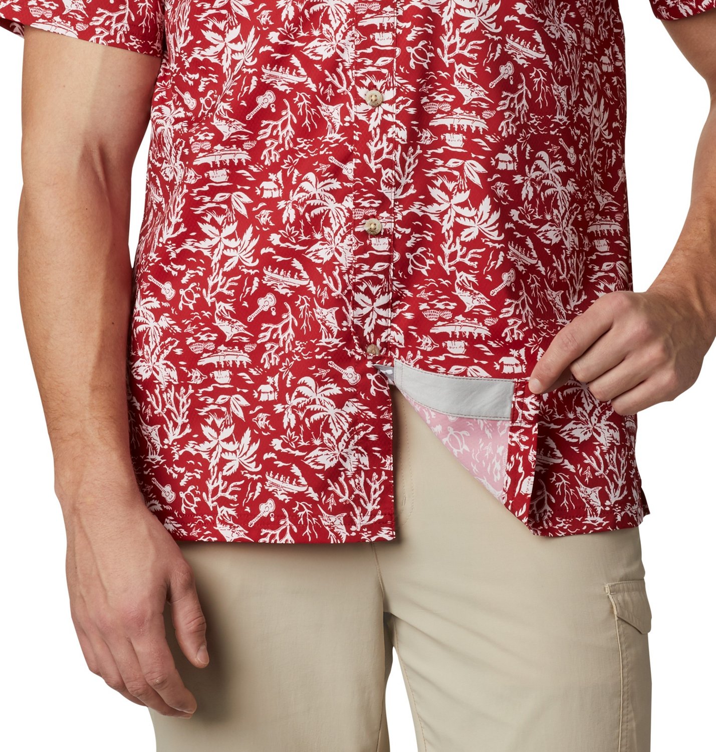 Columbia Sportswear Men's University of Oklahoma Super Slack Tide Shirt                                                          - view number 5