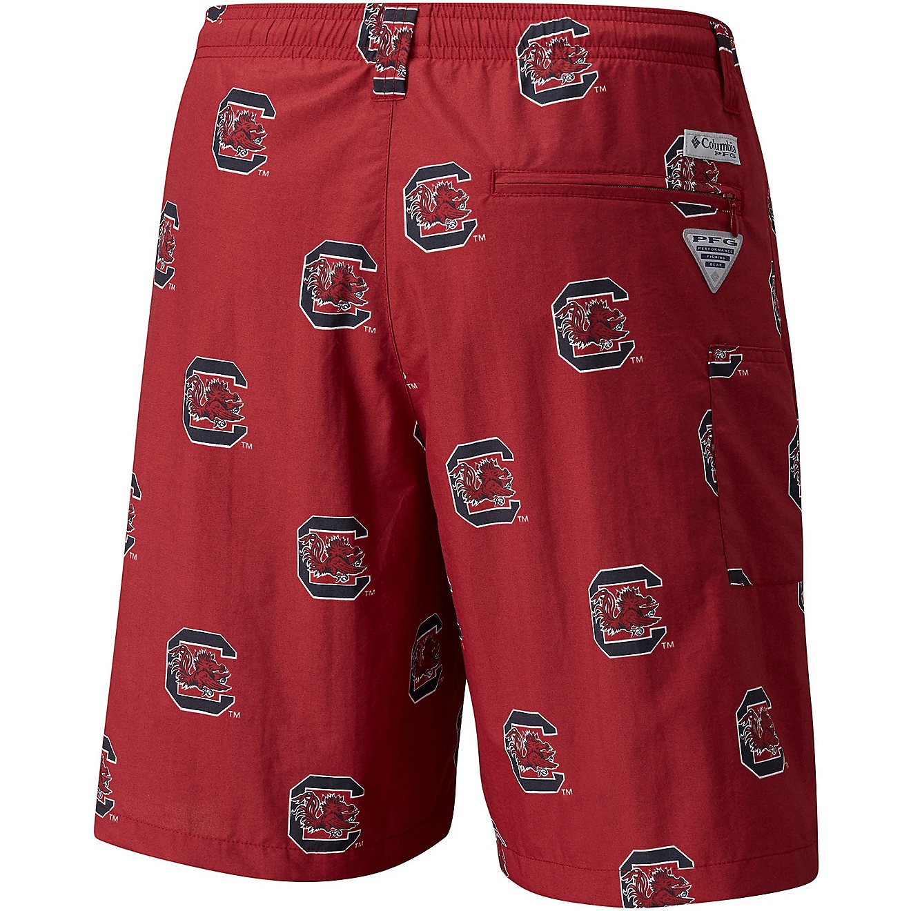 Columbia Sportswear Men's University of South Carolina Backcast II Printed Shorts                                                - view number 6