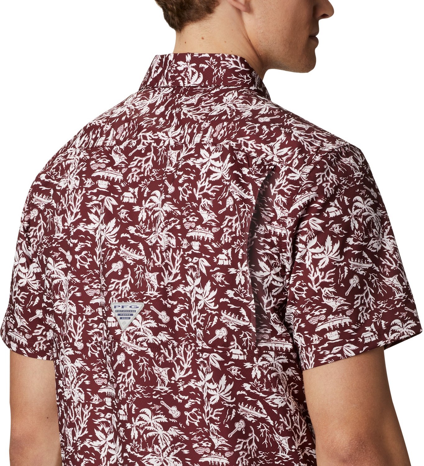 Columbia Sportswear Men's Texas A&M University Super Slack Tide Shirt                                                            - view number 4
