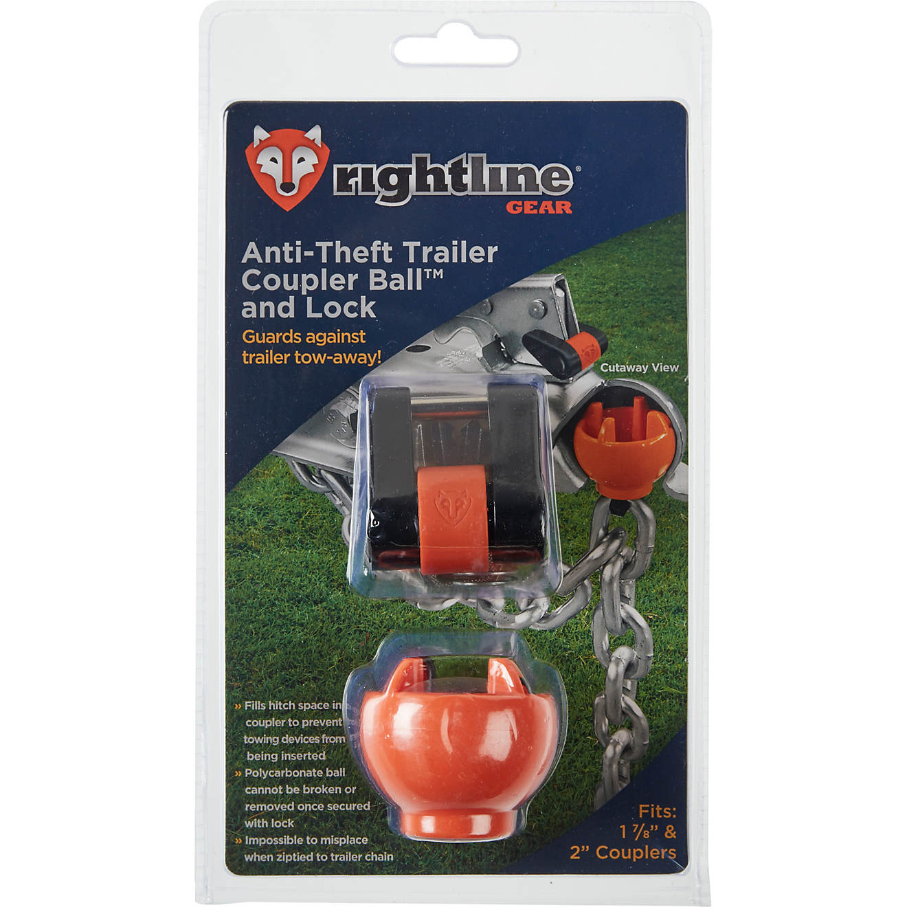 Rightline Gear Trailer Anti-Theft Coupler Ball and Lock                                                                          - view number 1