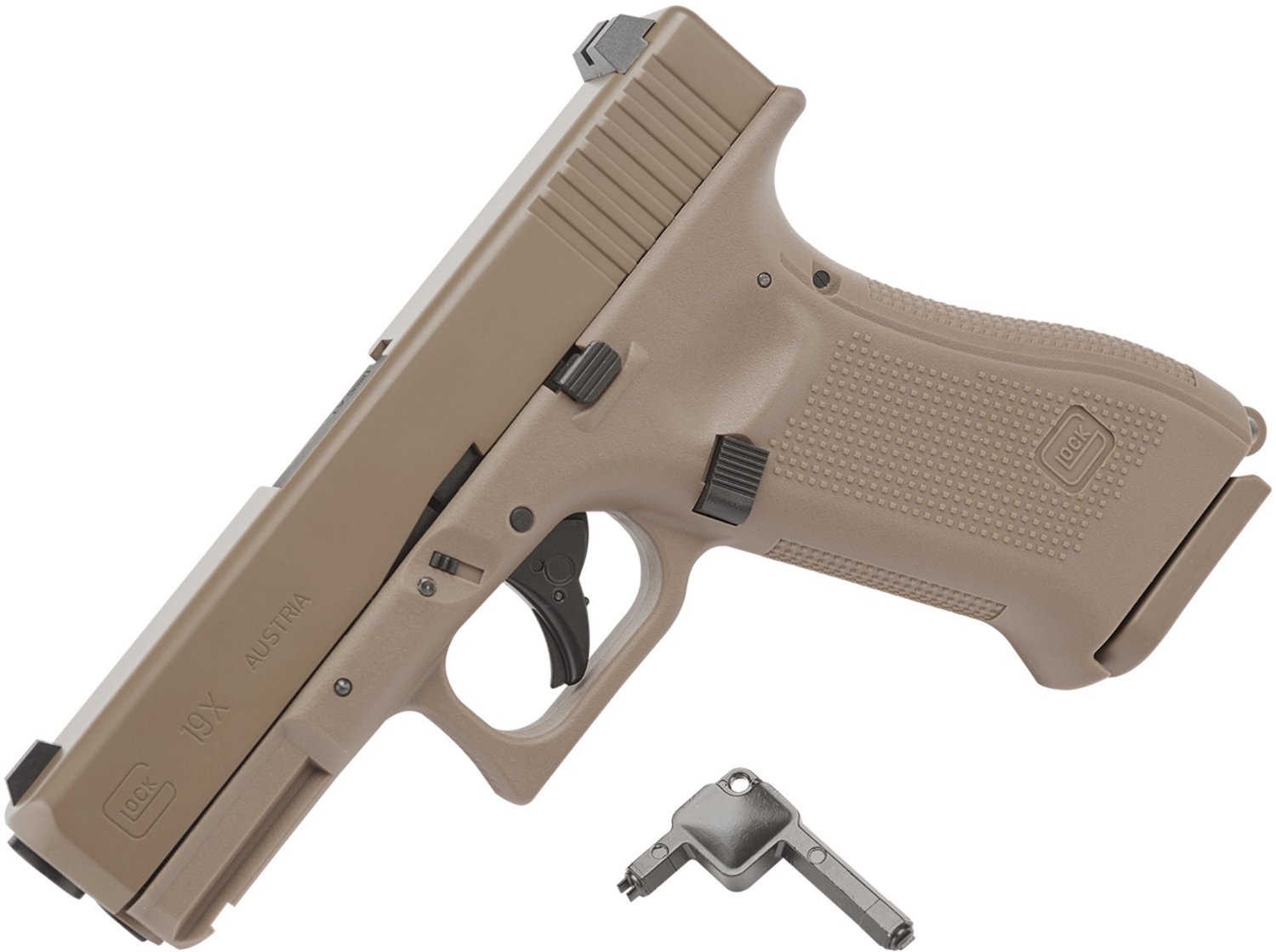 GLOCK G19X Coyote .177 Caliber Air Pistol - view number 4
