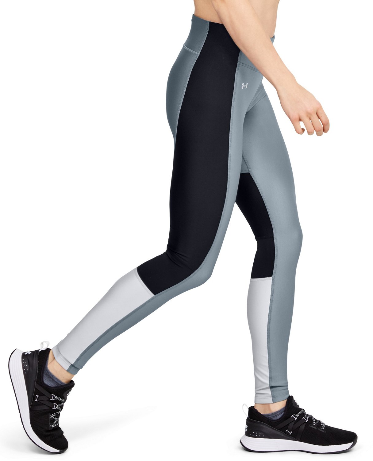 Under Armour Women's HeatGear Armour Perf Inset Graphic Leggings - view number 3