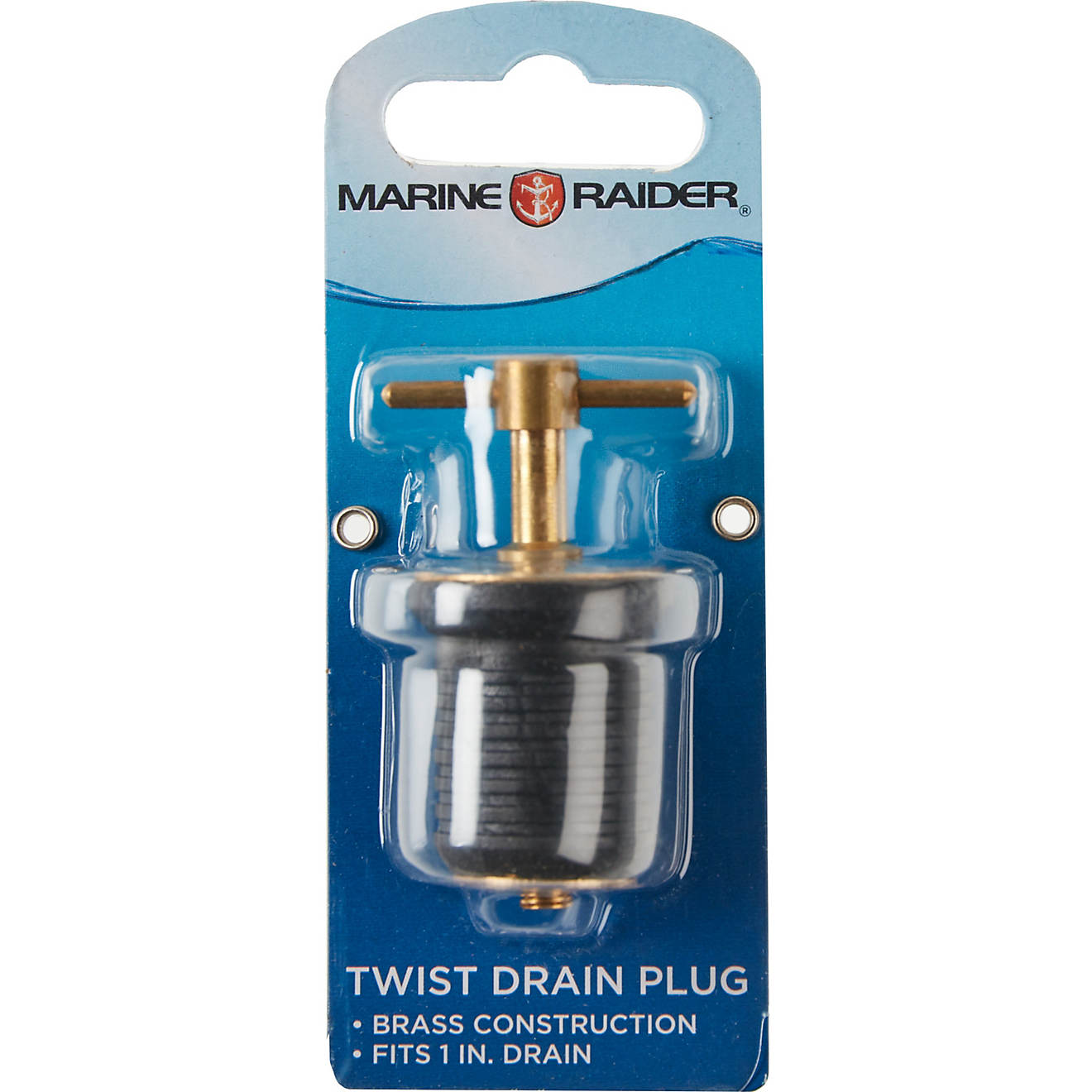 Marine Raider Twist 1 in Brass Drain Plug                                                                                        - view number 1