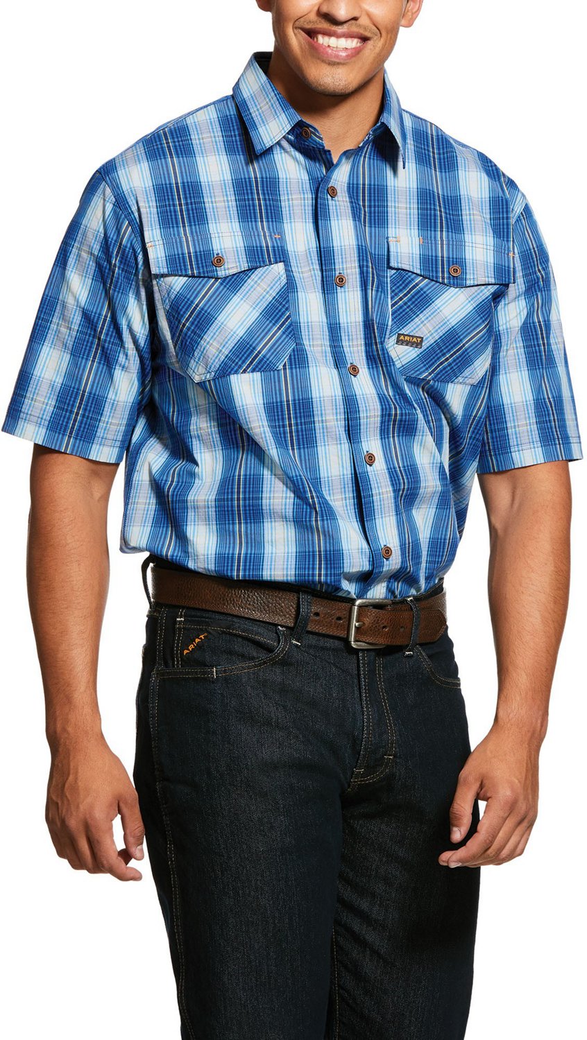 Ariat Men's Rebar Made Tough DuraStretch Vent Shirt