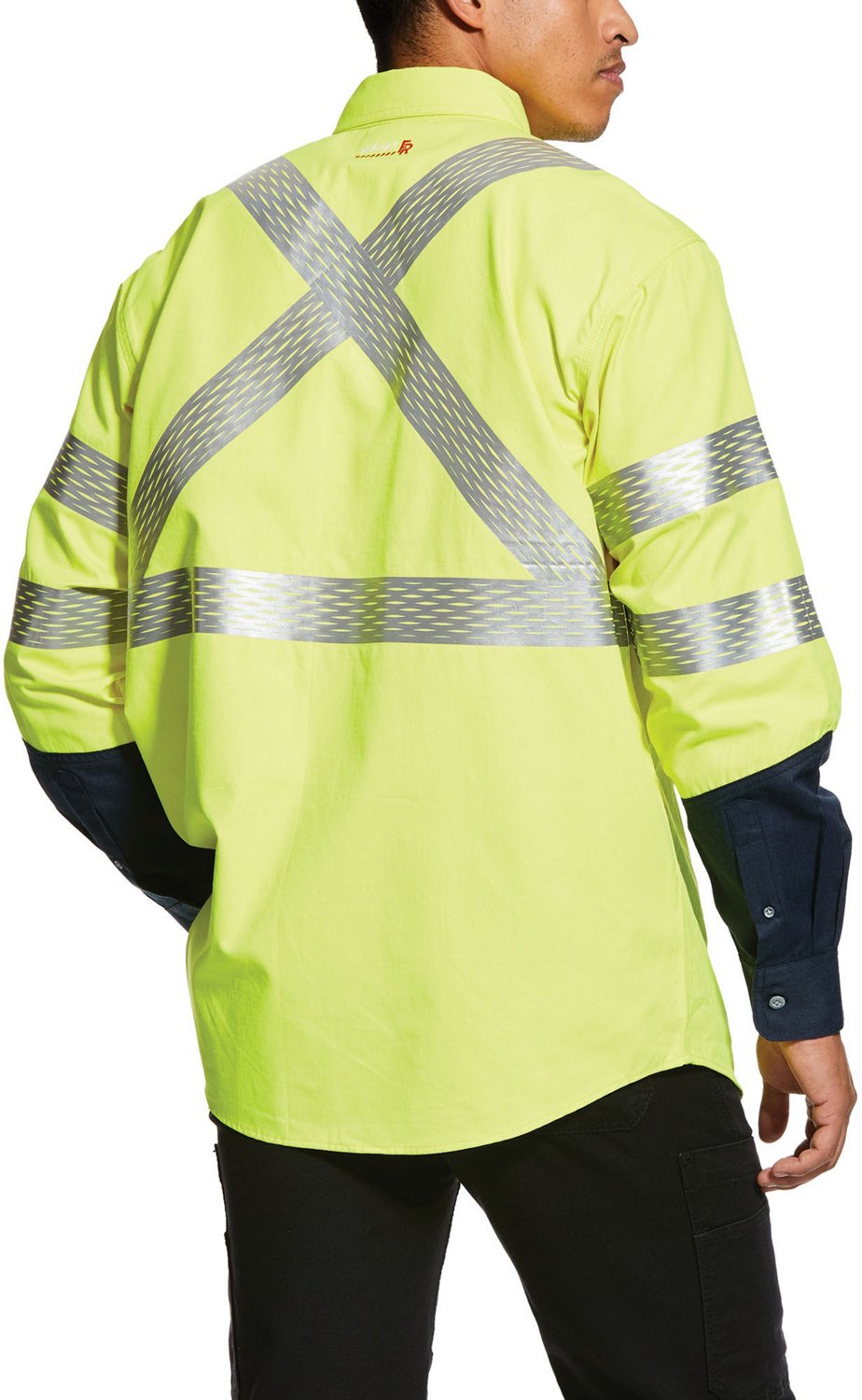 Ariat Men's Fire Resistant Hi-Vis Long Sleeve Work Shirt                                                                         - view number 2