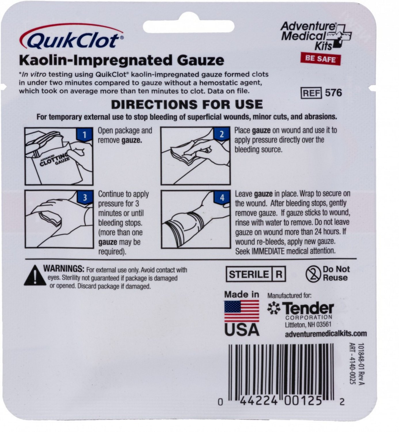 QuikClot Advanced Clotting Gauze                                                                                                 - view number 2