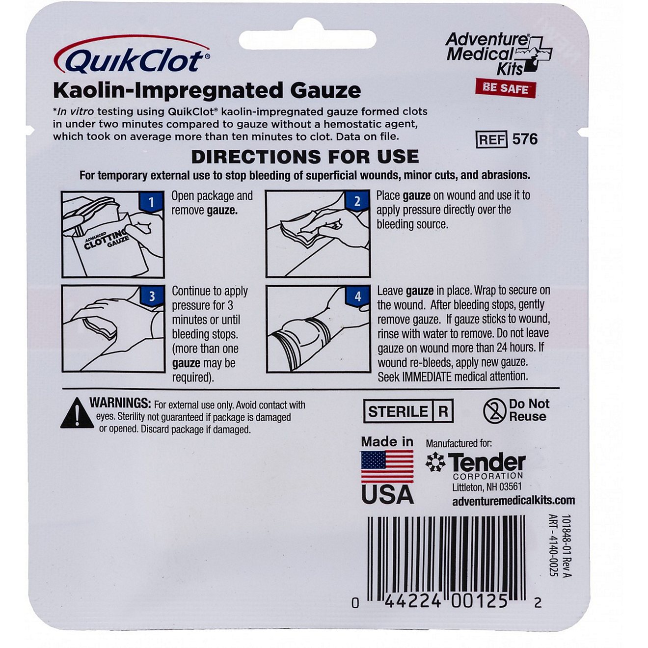QuikClot Advanced Clotting Gauze                                                                                                 - view number 2