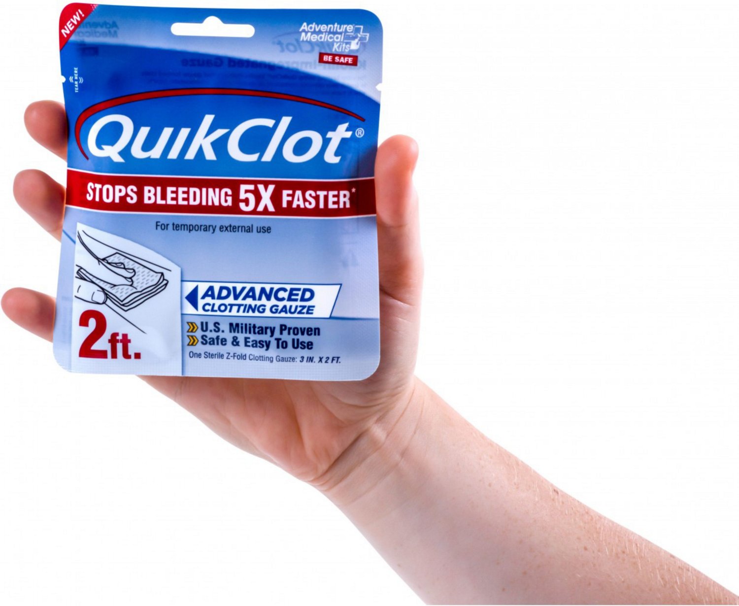 QuikClot Advanced Clotting Gauze                                                                                                 - view number 3