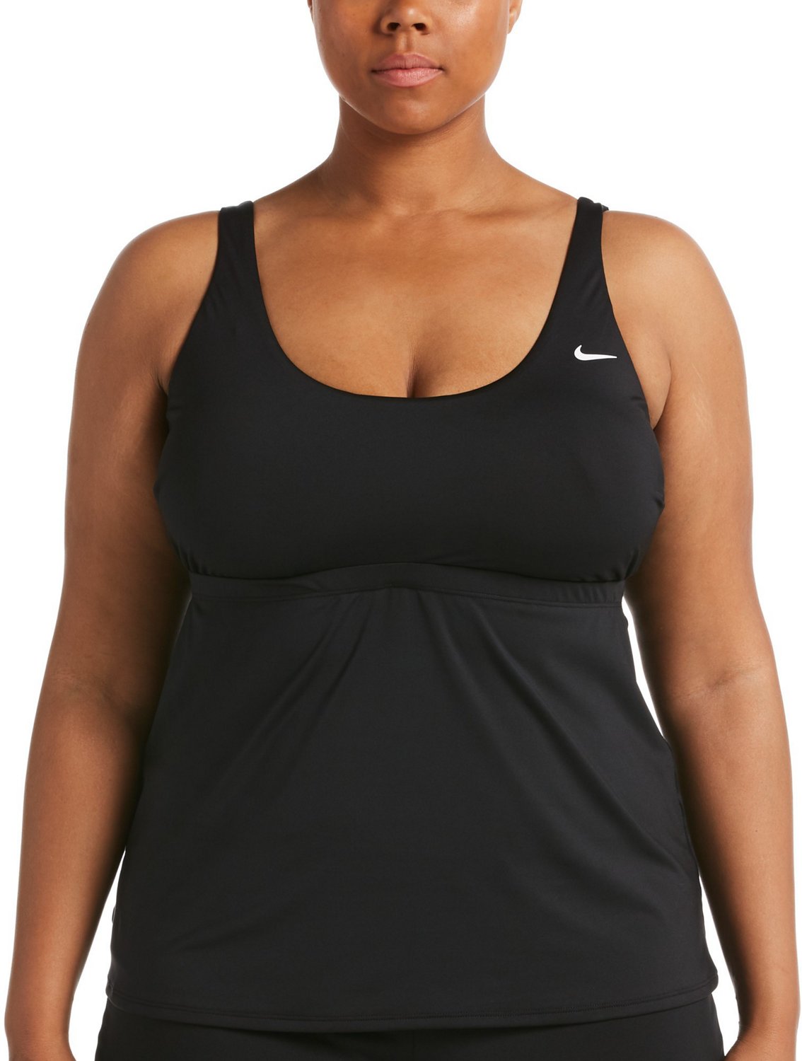 Essential Scoop Neck Tankini Plus Size 