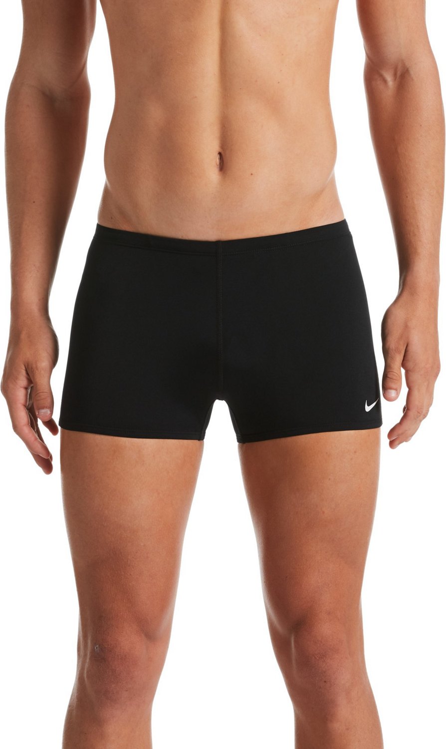 Men's HydraStrong Solid Square Leg Performance Swim Shorts |
