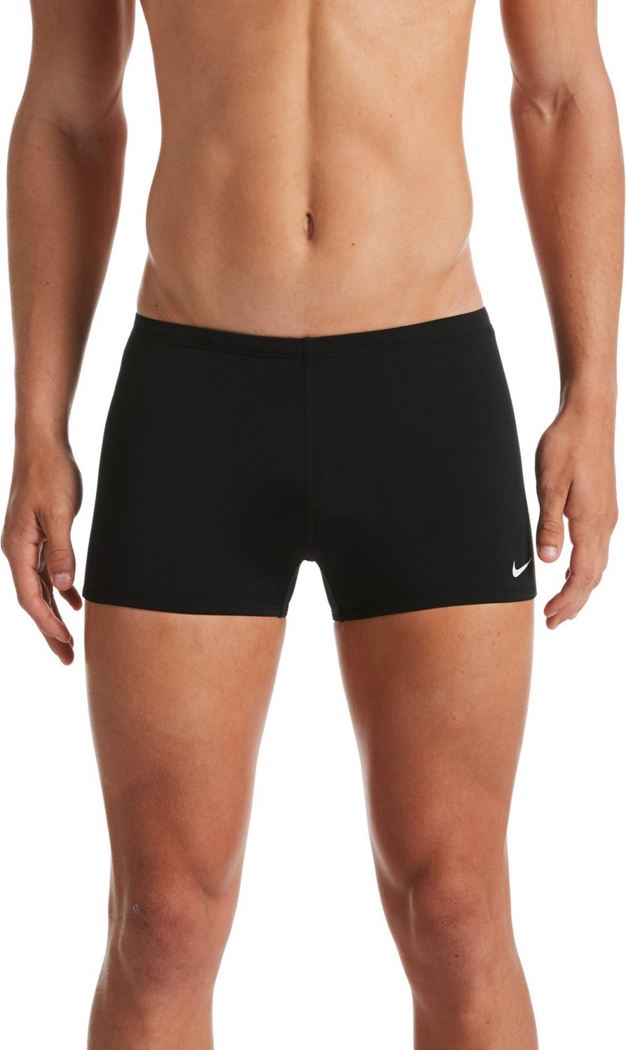 Nike Men's HydraStrong Solid Square Leg Performance Swim Shorts | Academy