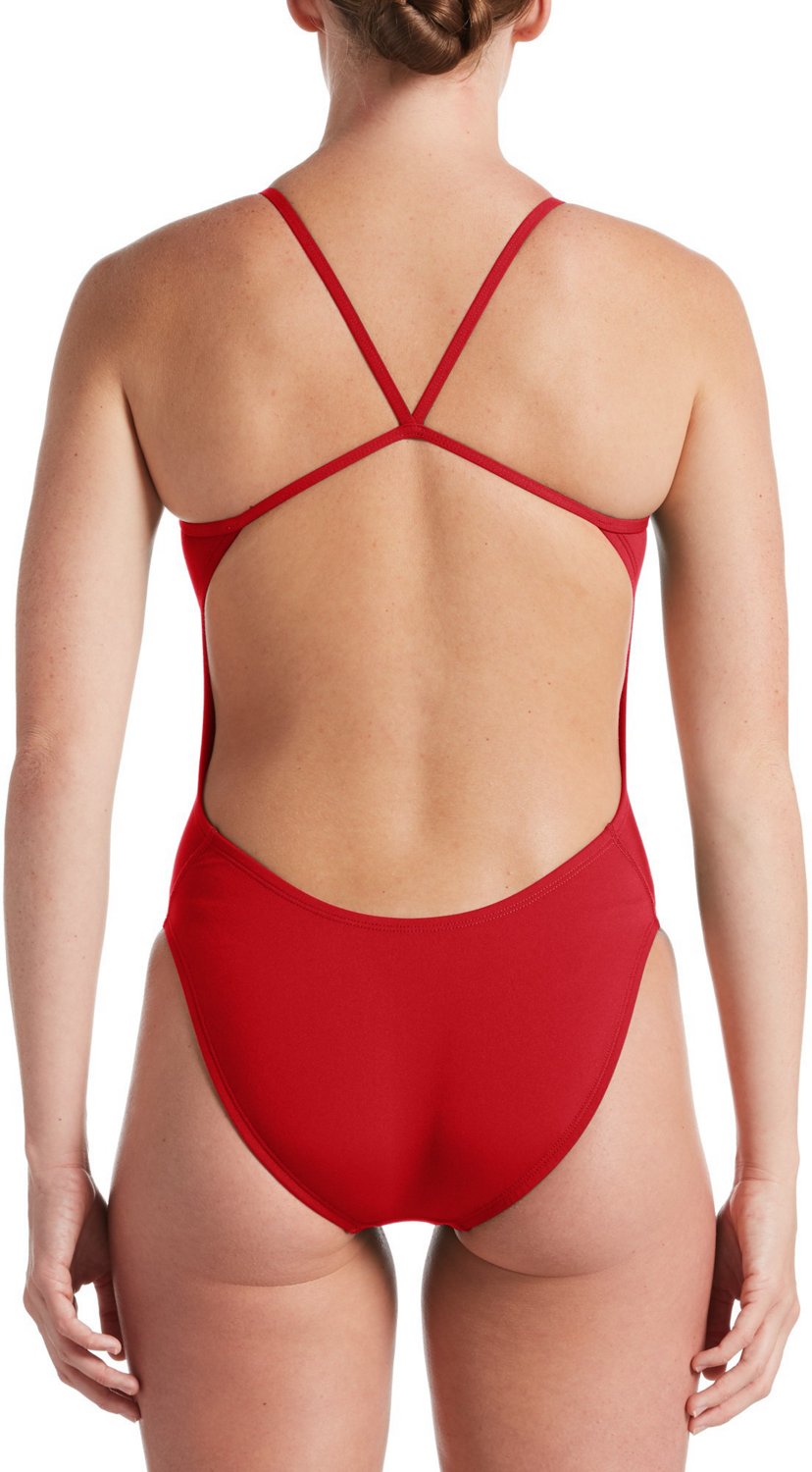 Nike Women's HydraStrong Solid Cutout 1-Piece Swimsuit - view number 2